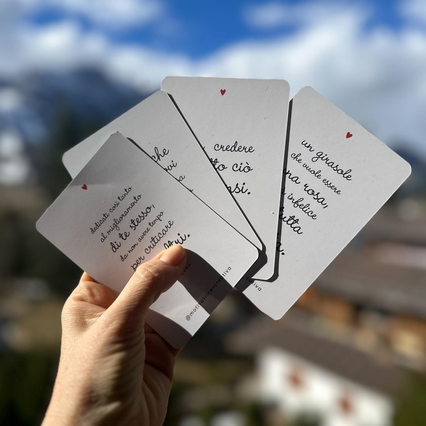 Carte "Un messaggio per te" - Albero Delle Essenze - Cosmetica Emozionale