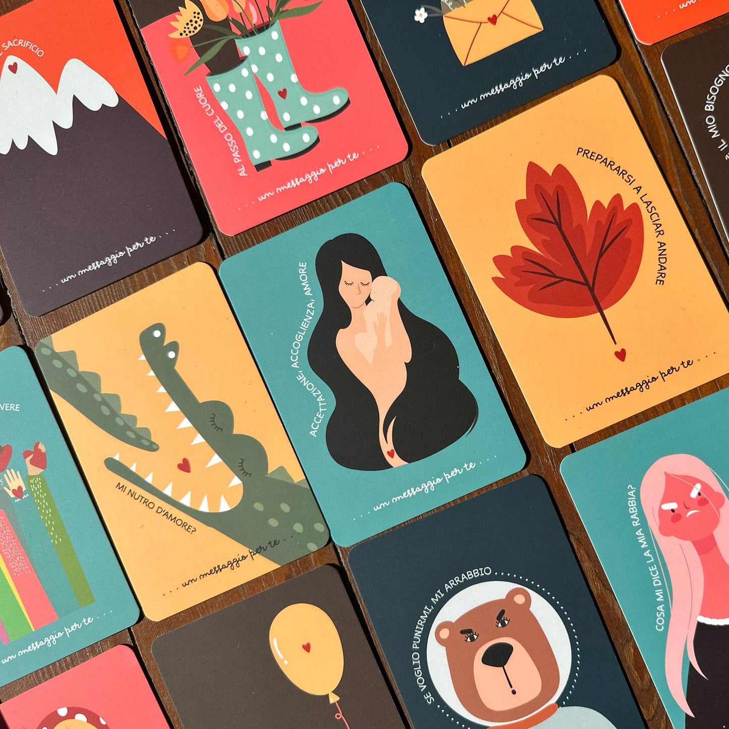 Carte "Un messaggio per te" - Albero Delle Essenze - Cosmetica Emozionale